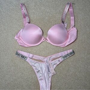 Limited edition Victoria’s Secret fashion show shine bling bra and panty